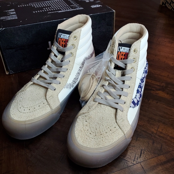 Vans Sk8-Hi 38 Dx Ws Rokit Translucent Pebble Men Size 8.5, Women Size 10 - Picture 3 of 13